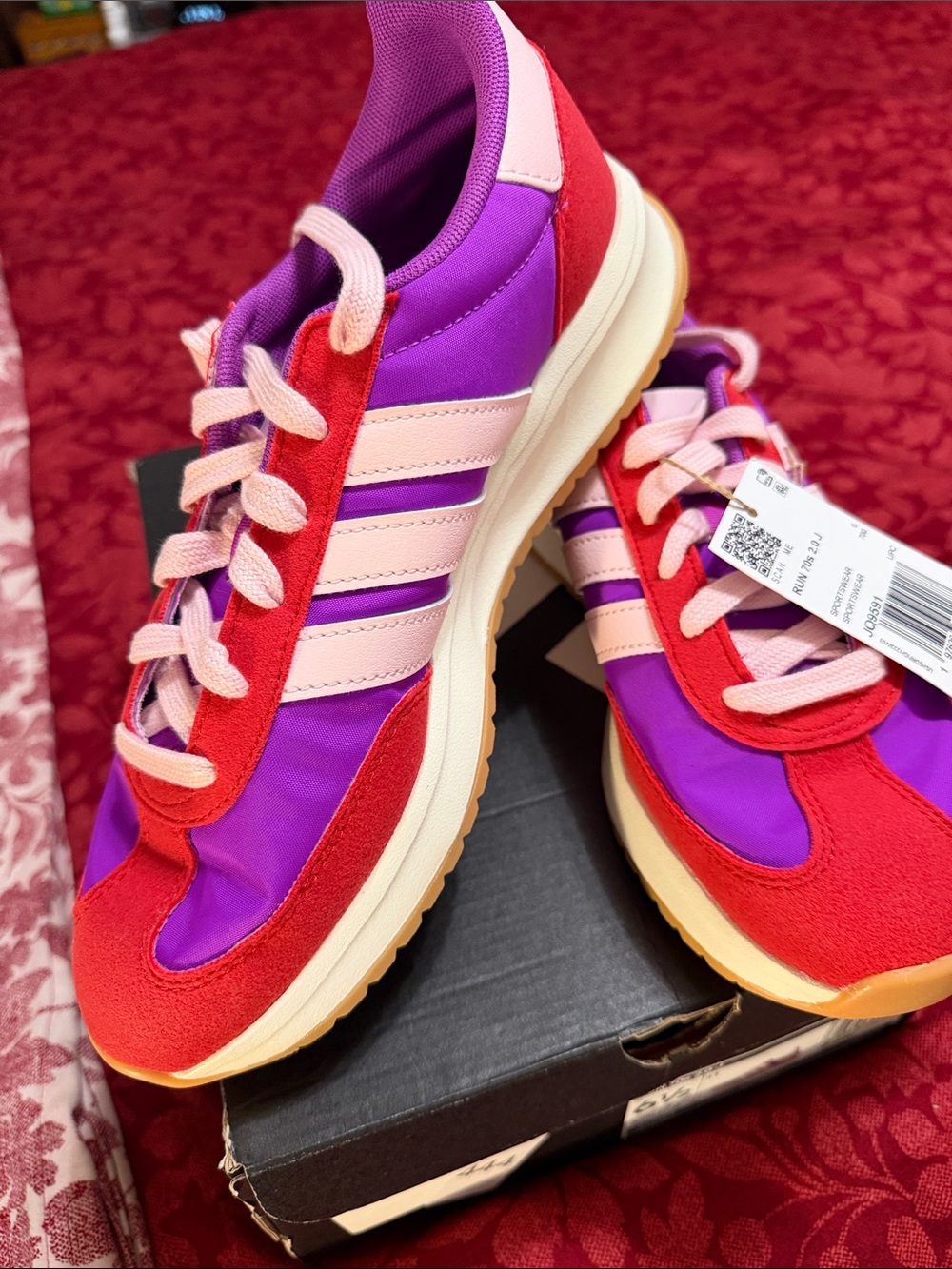 Women's RUN 70s 2.0 Sneakers in Red, Purple & Pink